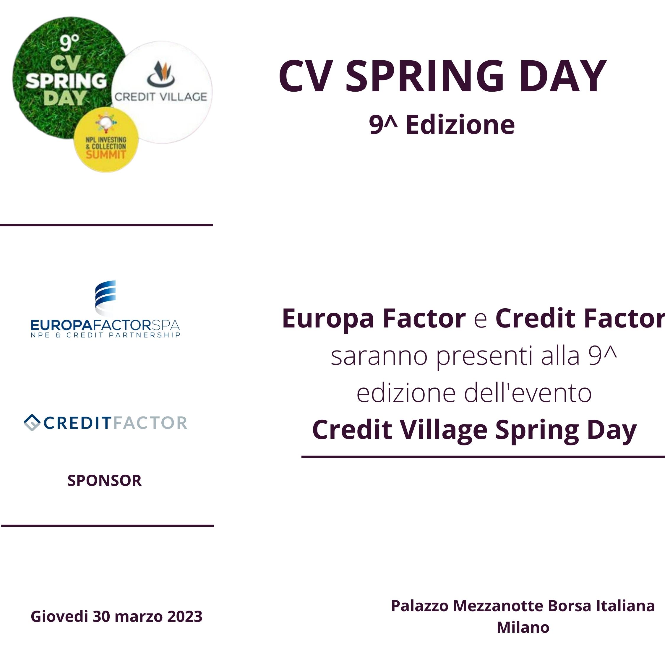 Europa Factor Spa al CV Spring day