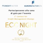 Europa Factor e Credit Factor parteciperanno al Gala Dinner per l’evento “1° Contest for Credit Management Champs” presso il The Gallery – Cafè Meravigli 
